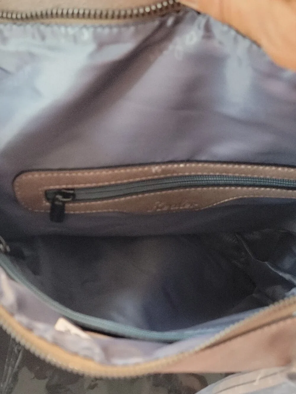 RealHer Taupe Hobo Shoulder Bag with Detachable Strap